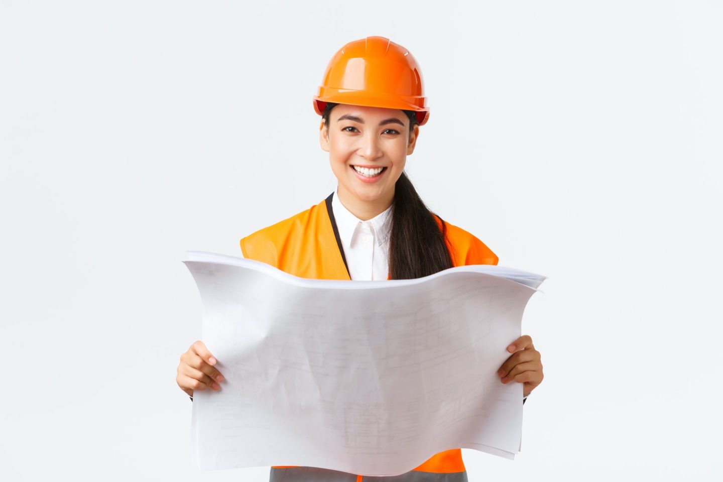 Smiling architect.