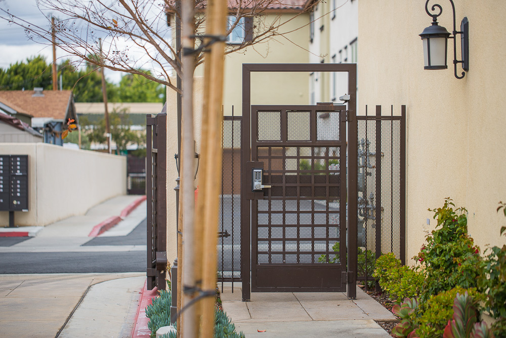 Access Control pedestrian door.